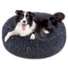 Picture of Round plush dog bed