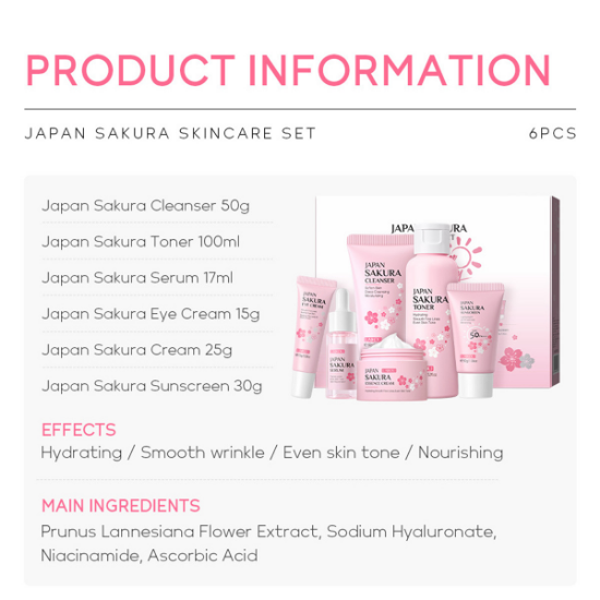 Picture of JAPAN SAKURA Skin Care Set