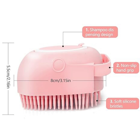 Picture of Bath Brush Comb Silicone Rubber