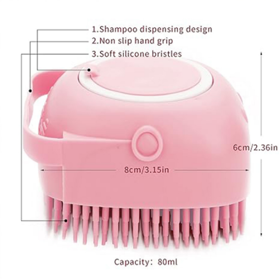 Picture of Bath Brush Comb Silicone Rubber