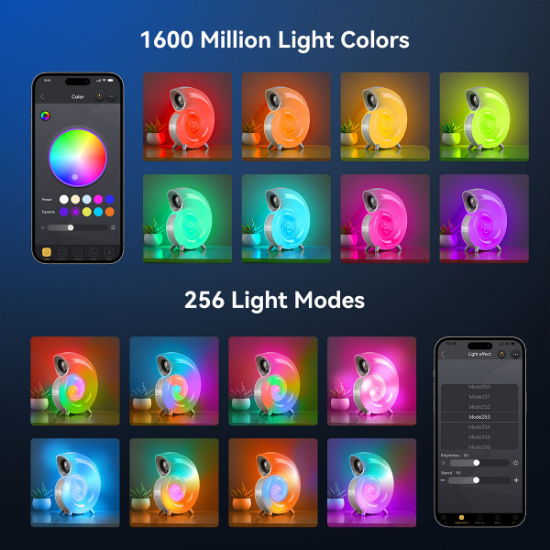 Picture of desktop smart speaker ambient light