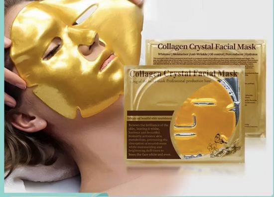 Picture of 10 PCS 24K Golden Water-Light Collagen Facial SPA Mask: Hydrating And Nourishing Skin, Suitable for All Skin Types