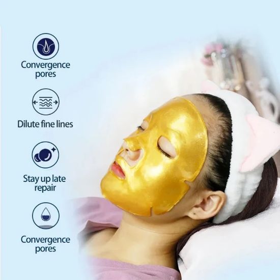 Picture of 10 PCS 24K Golden Water-Light Collagen Facial SPA Mask: Hydrating And Nourishing Skin, Suitable for All Skin Types