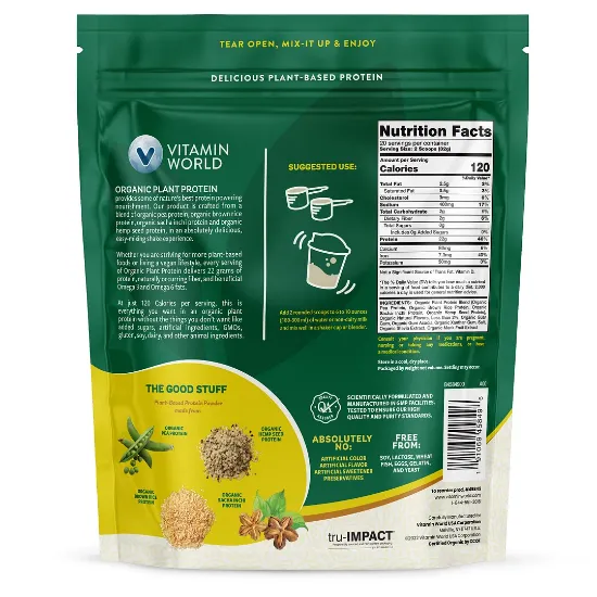 Picture of Vitamin World’s Organic Plant Protein（buy 1 get 1 free 50% off)