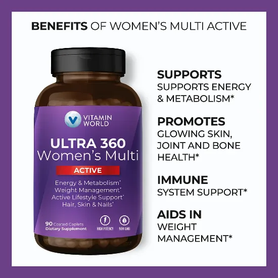 Picture of ULTRA 360 Active Women’s Multivitamin( buy 1 get 1 free 50% off)